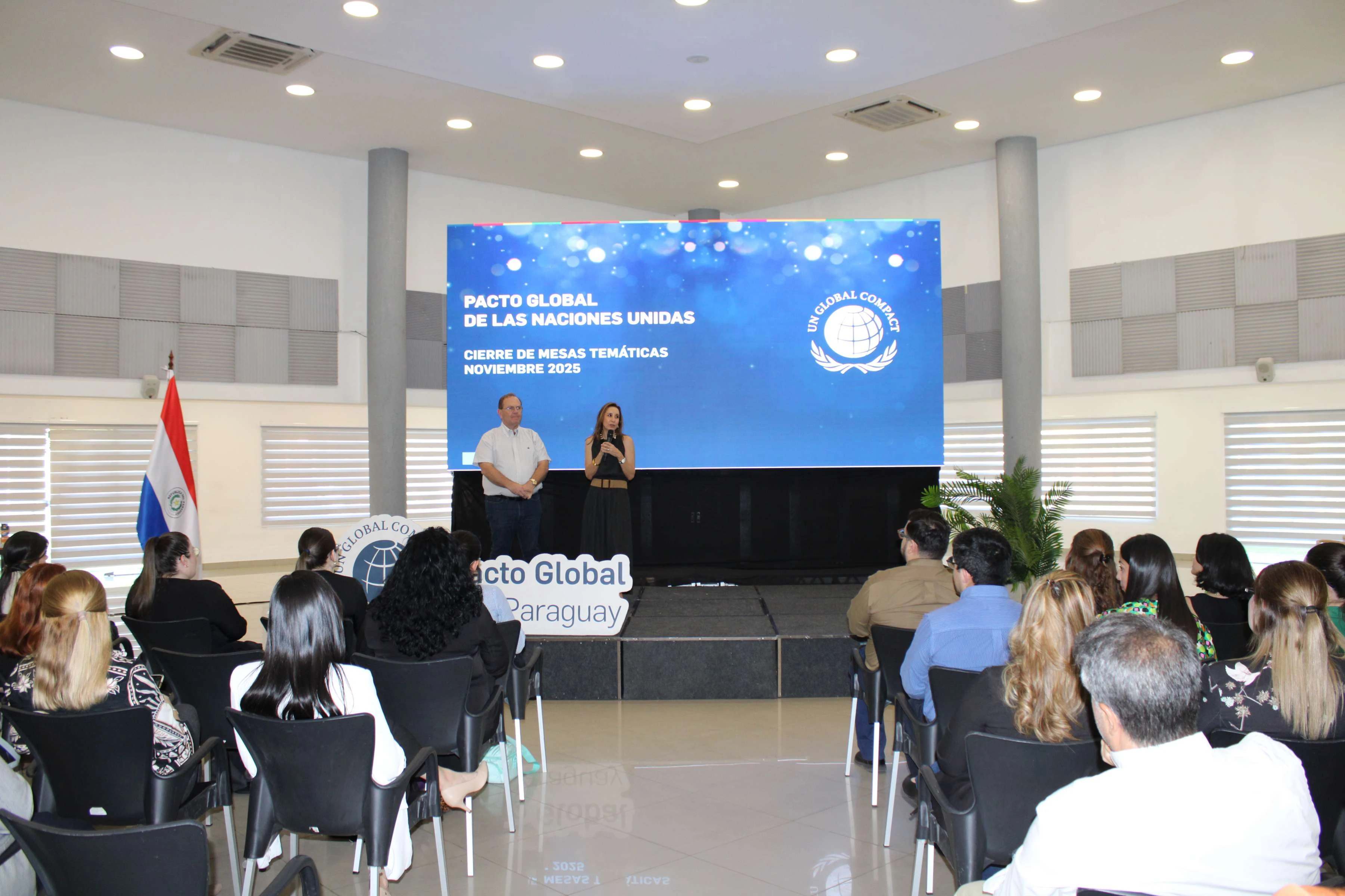 Cadena Real – Grupo Riquelme presentes en el Cierre de las Mesas Temáticas 2025 del Pacto Global Paraguay