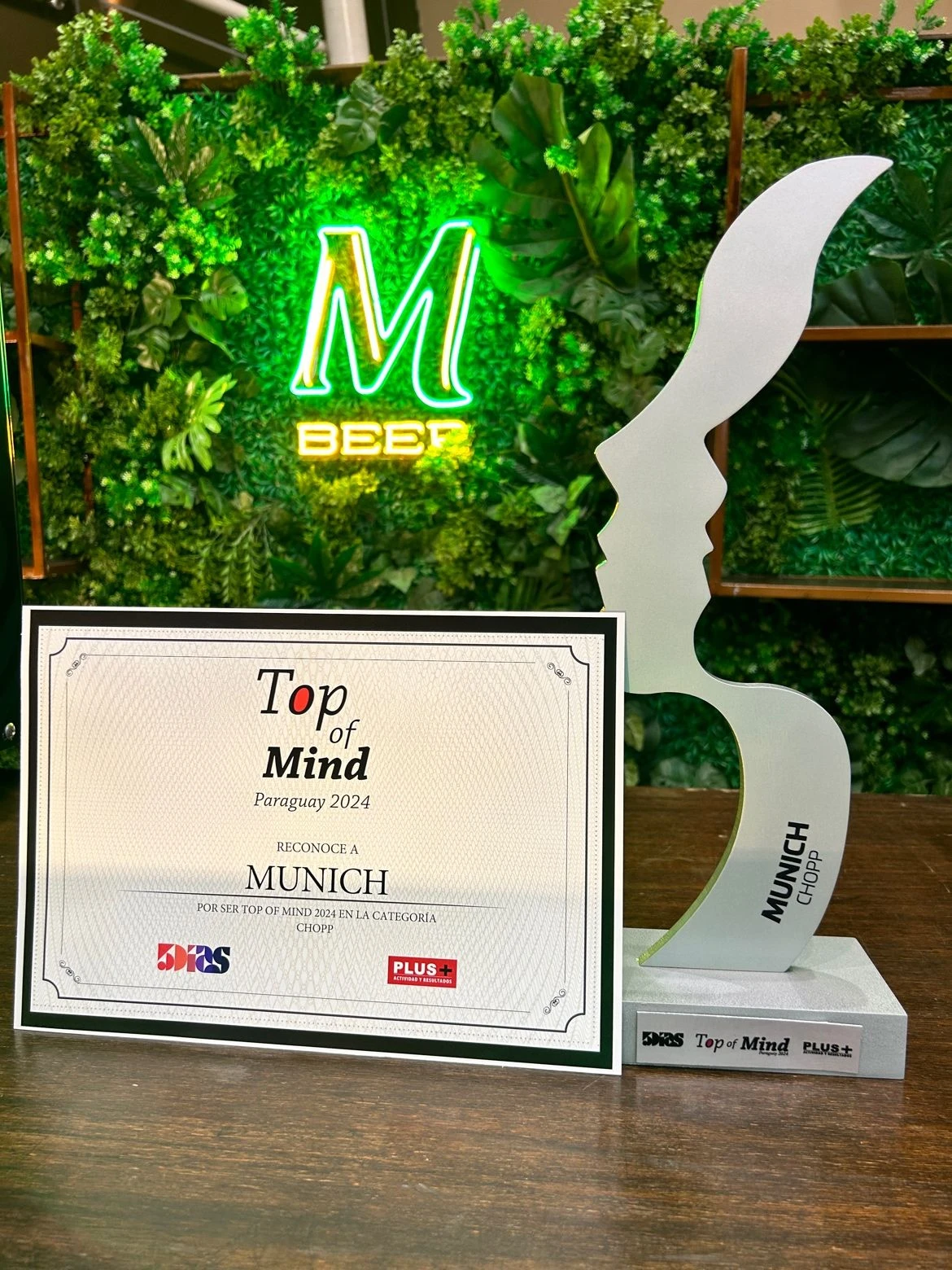 Por segundo año consecutivo el CHOPP Munich es elegido el mejor en el Top Of Mind 2024